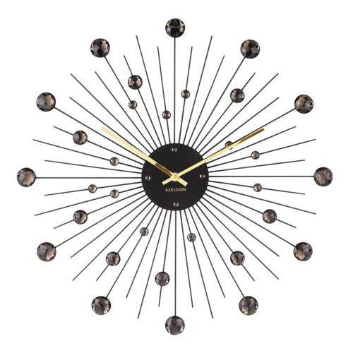 Karlsson 4859BK Designové nástěnné hodiny