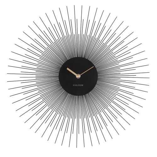 Karlsson 5817BK Designové nástěnné hodiny  pr. 45 cm