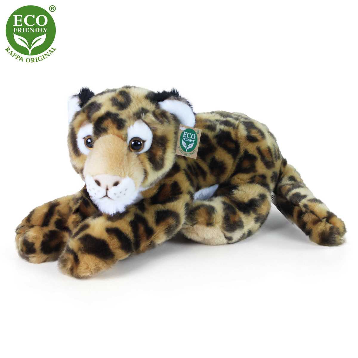 Plyšový leopard ležící 40 cm ECO-FRIENDLY