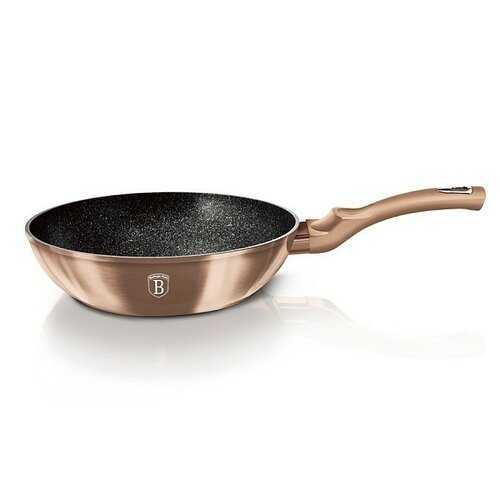 Wok s mramorovým povrchem 30 cm Rosegold Metallic Line