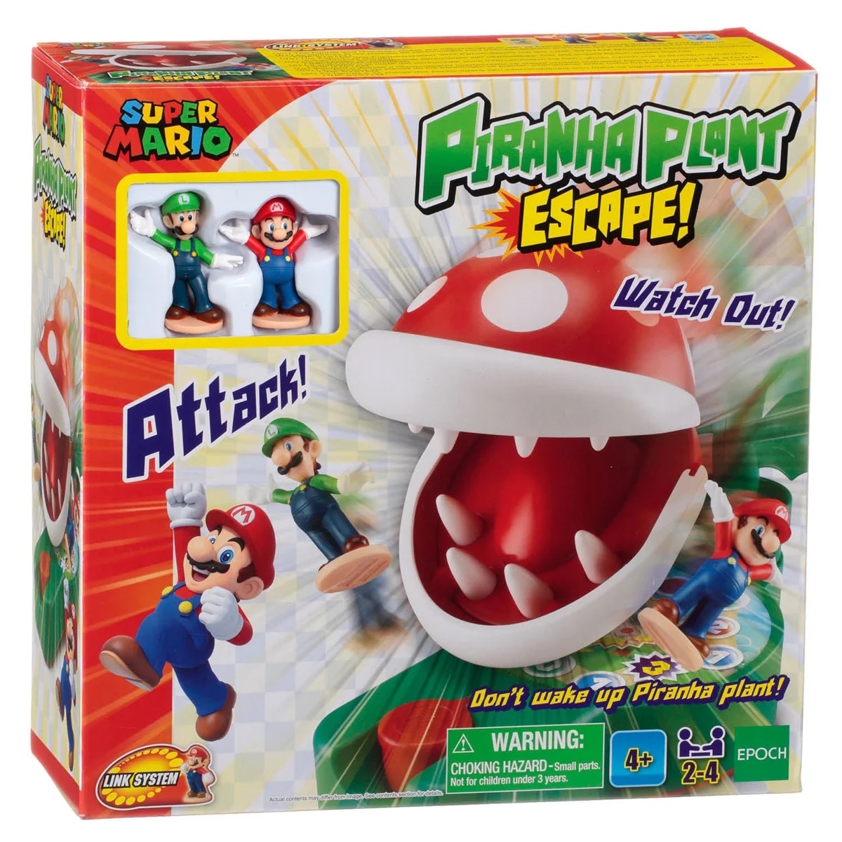 Epoch Super Mario desková hra Piranha Plant Escape