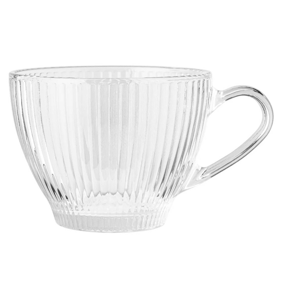 Altom Sada skleněných hrnků Selena 390 ml