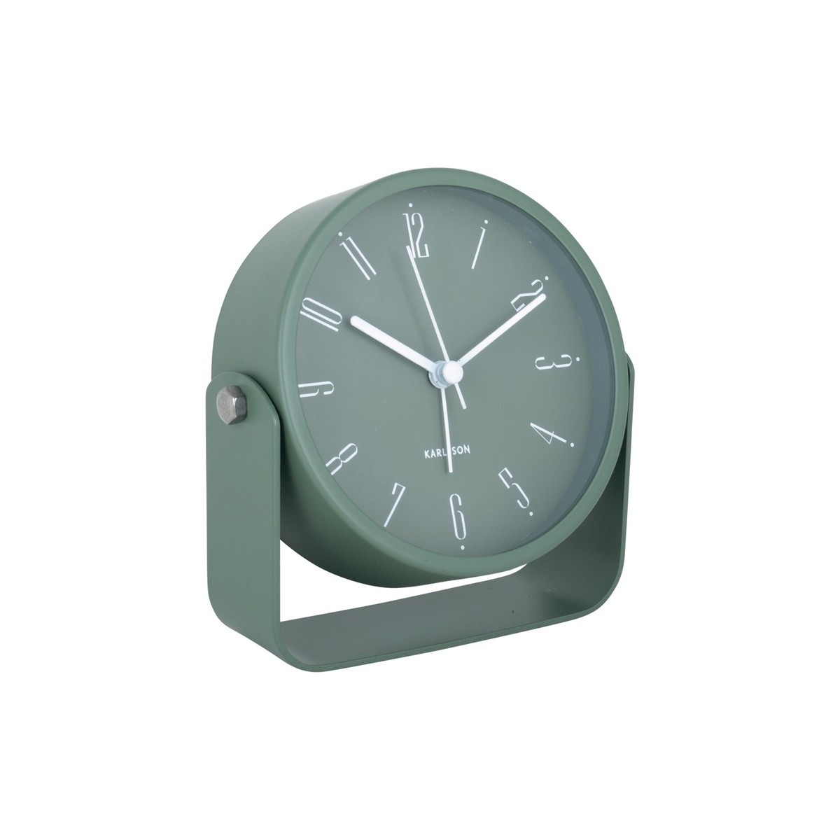 Karlsson 5989GR designový budík zelená