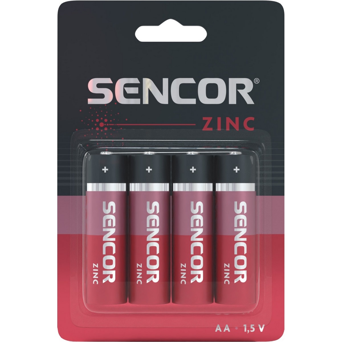 Sencor SBA R6 zinkouhlíková baterie AA