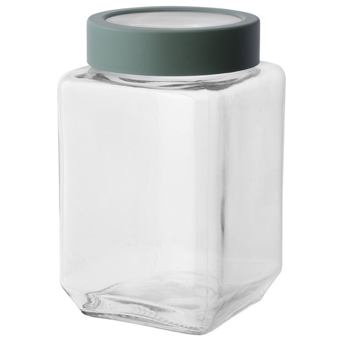 Altom Skleněná hranatá dóza s víkem 700 ml
