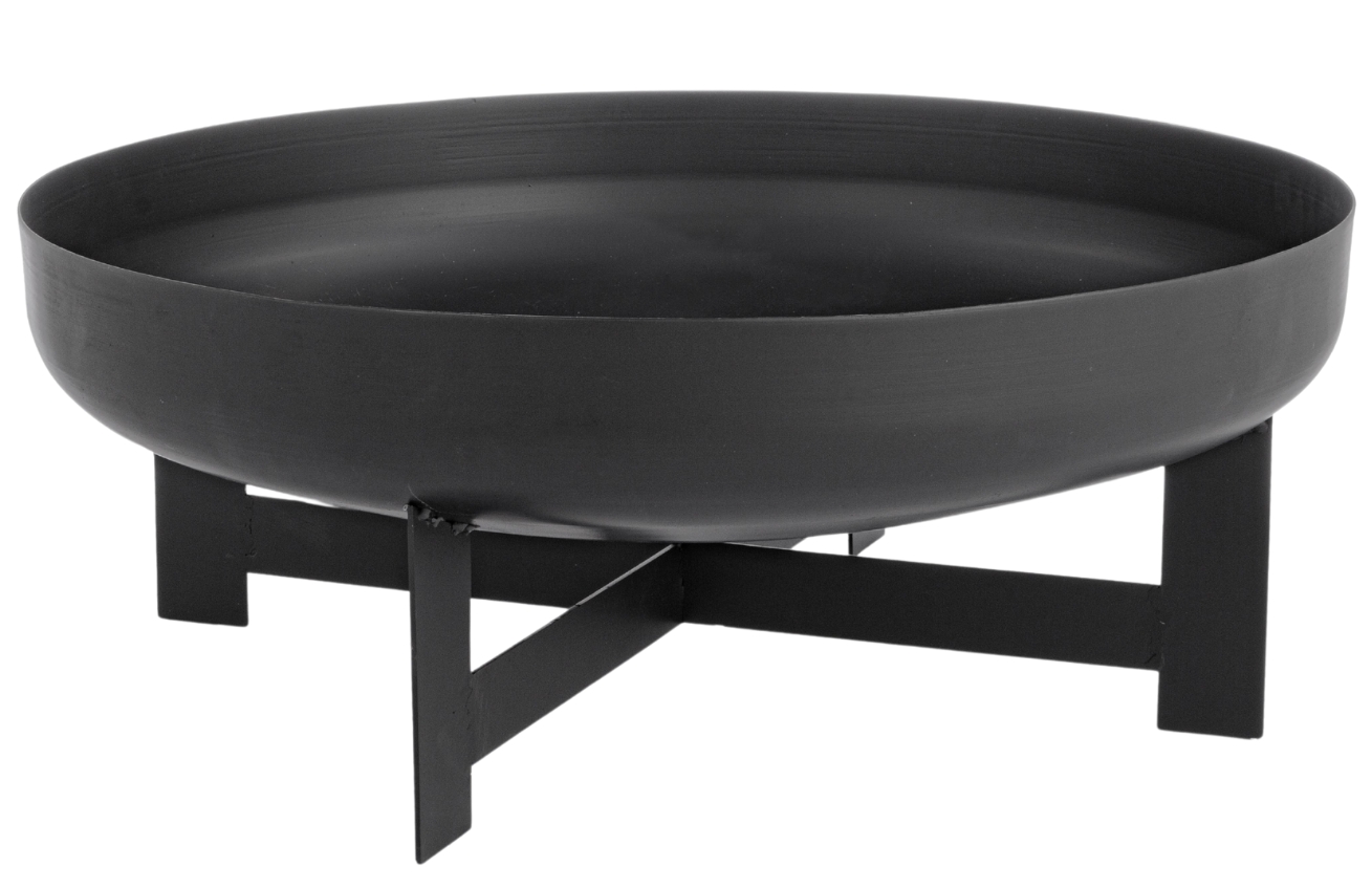 Černé kovové ohniště Bizzotto Efesto 60 cm