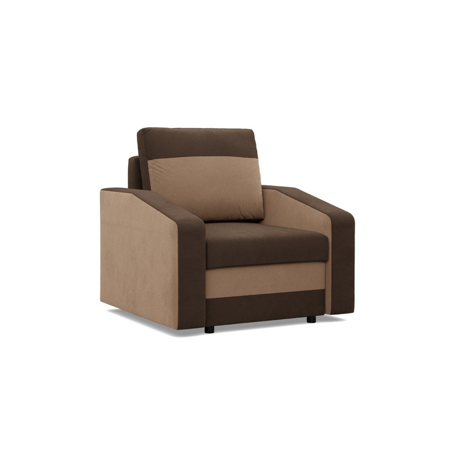 Křeslo HEWLET model 3 Hnědá/cappuccino