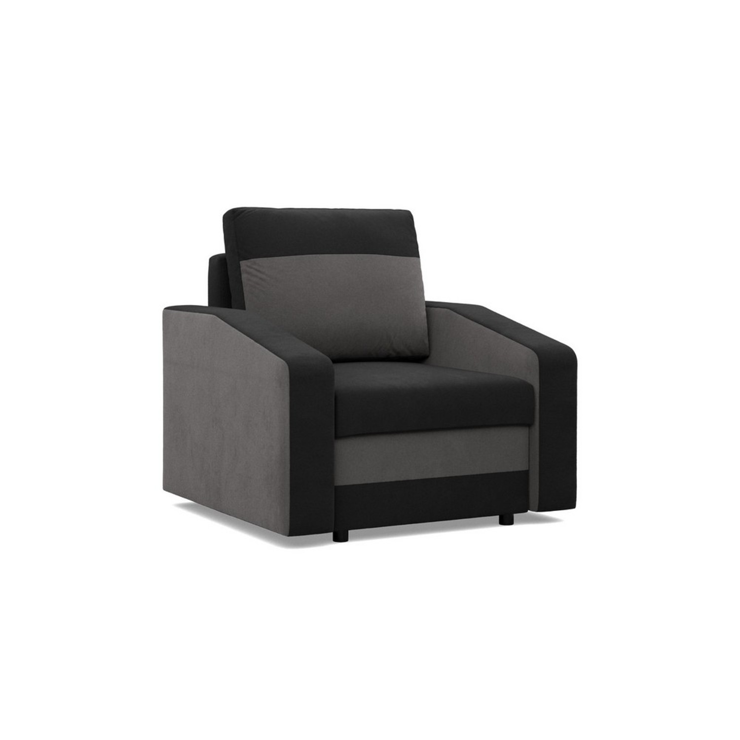 Křeslo HEWLET model 3 Černá/bílá