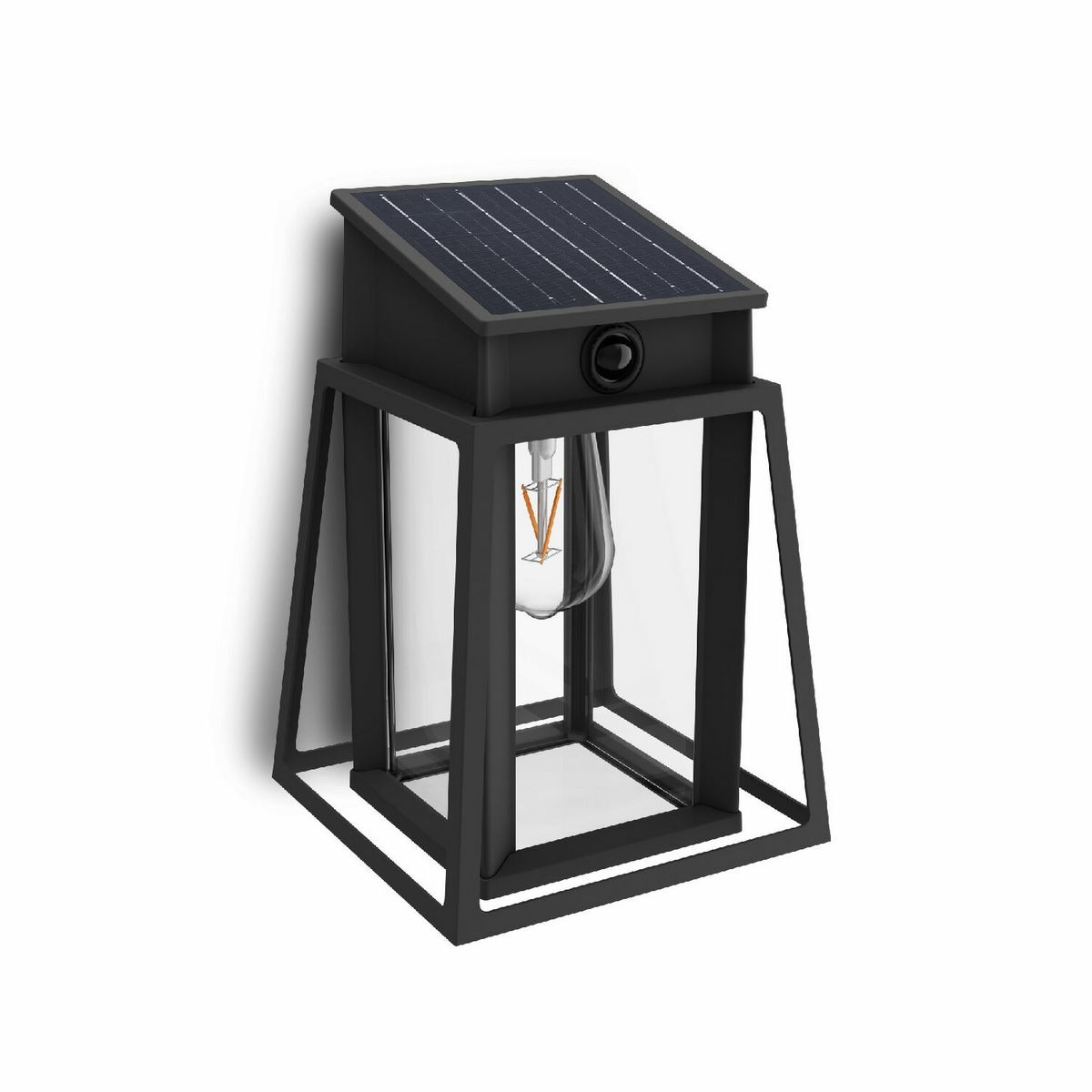 Philips Lysin UltraEfficient solární LED svítidlo se senzorem černá