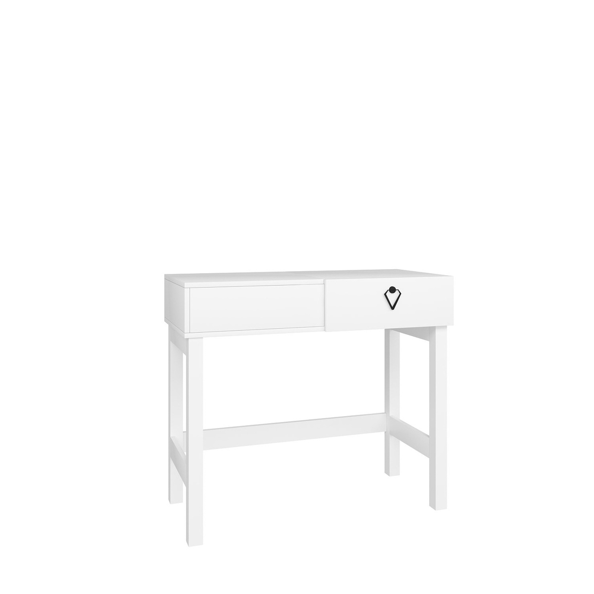 Kosmetický stůl Nero White