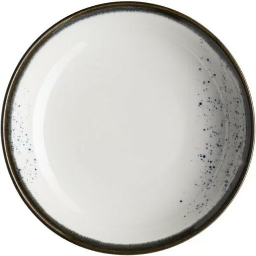 Mäser Hluboký talíř Pintar White modré tečky 21 cm
