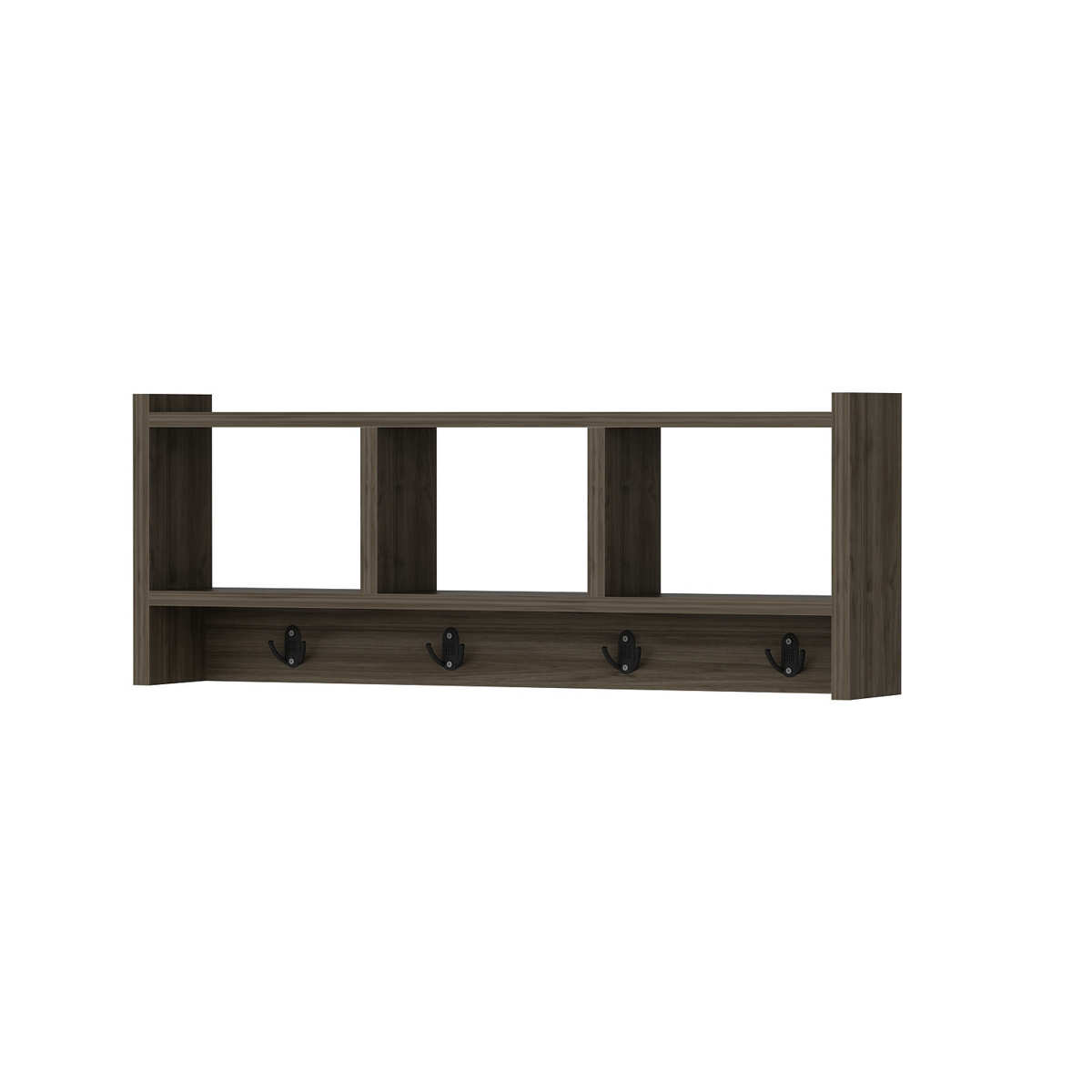 Nástěnný věšák Midnight Walnut