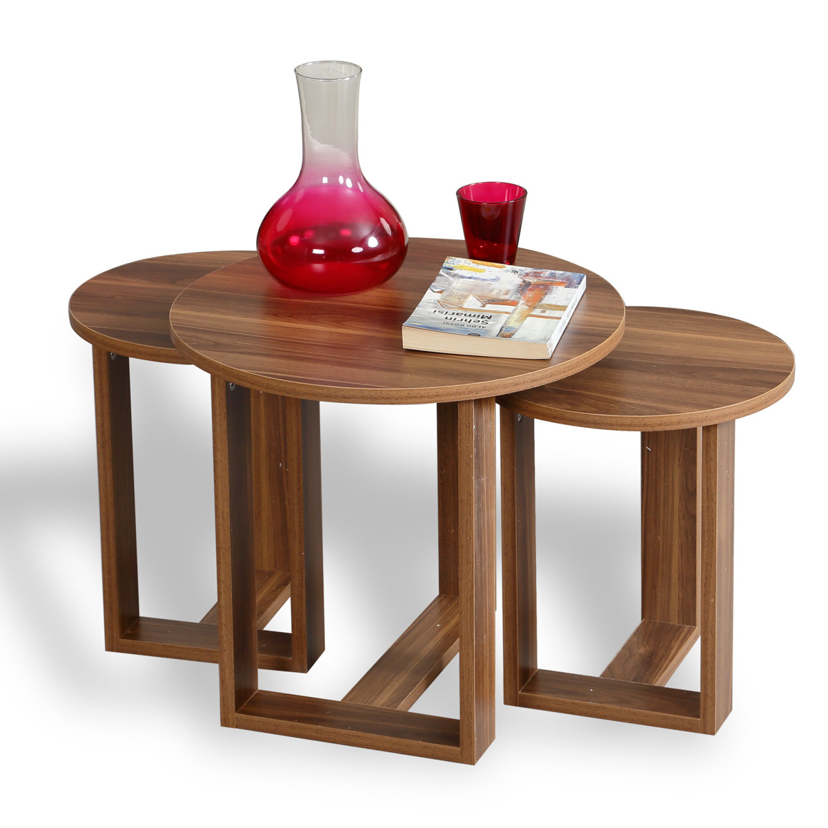 Odkládací stolek Mira Walnut