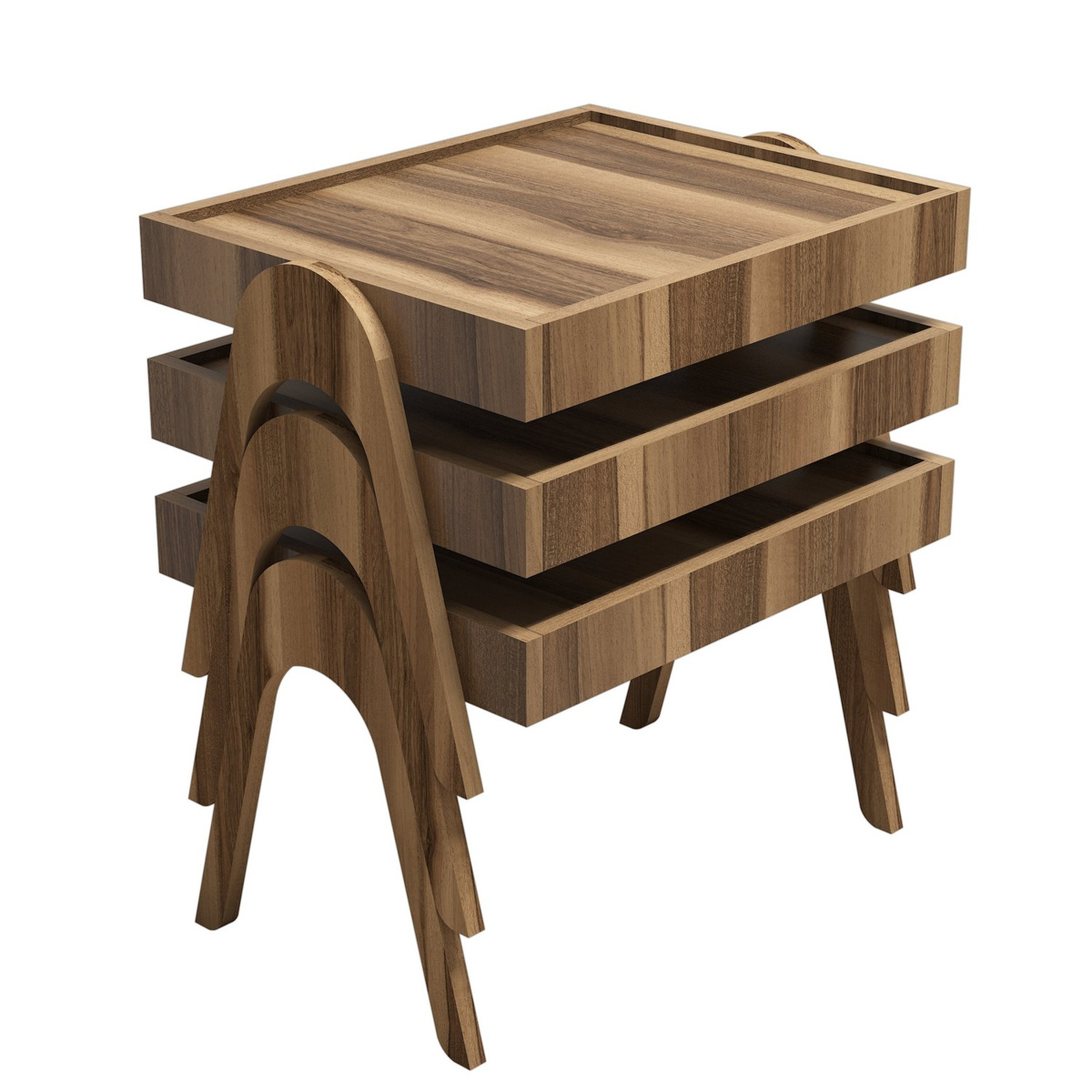 Odkládací stolek Roma Walnut