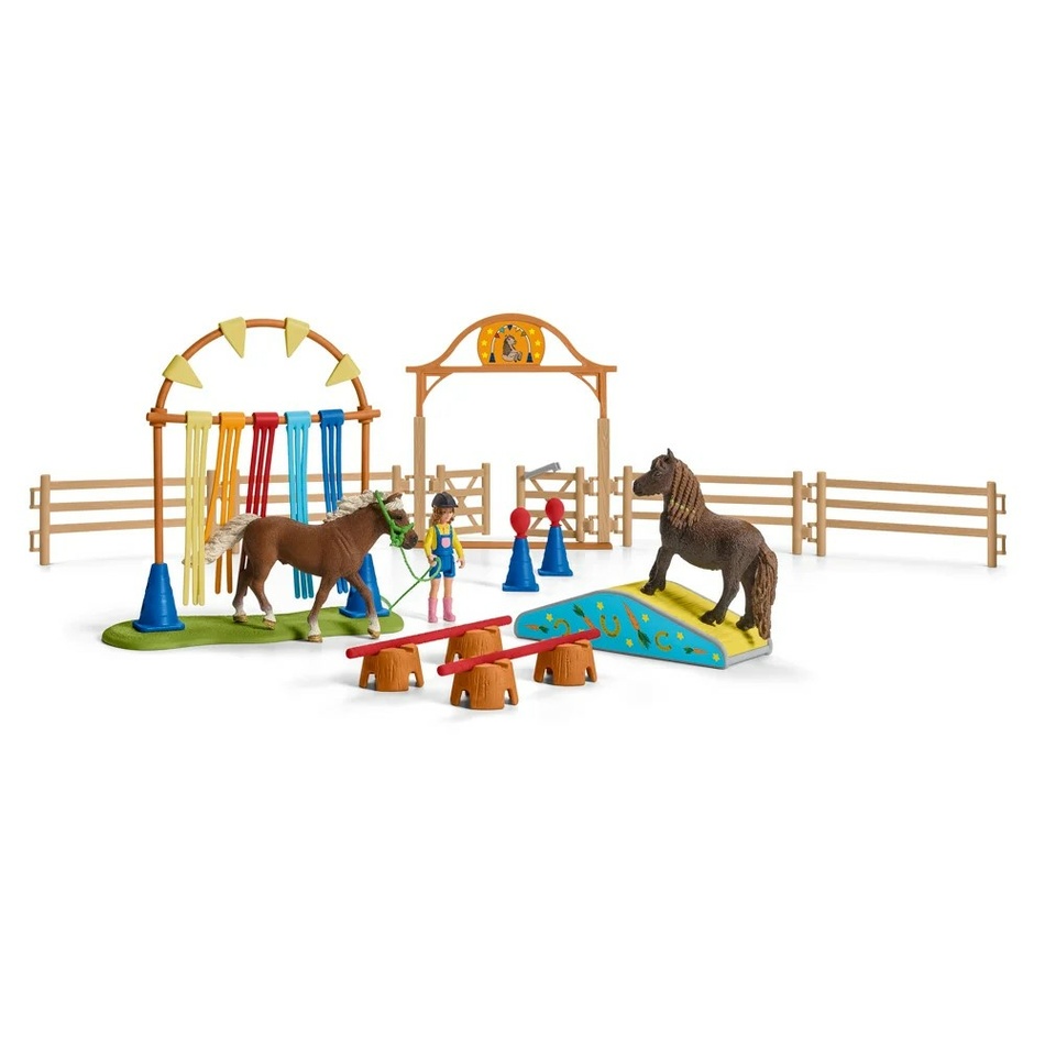 Schleich 42481 Trénink v agility pro poníky