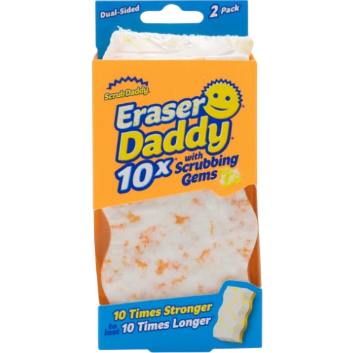 Scrub Daddy Eraser Daddy 10x zázračné houbičky 2 ks