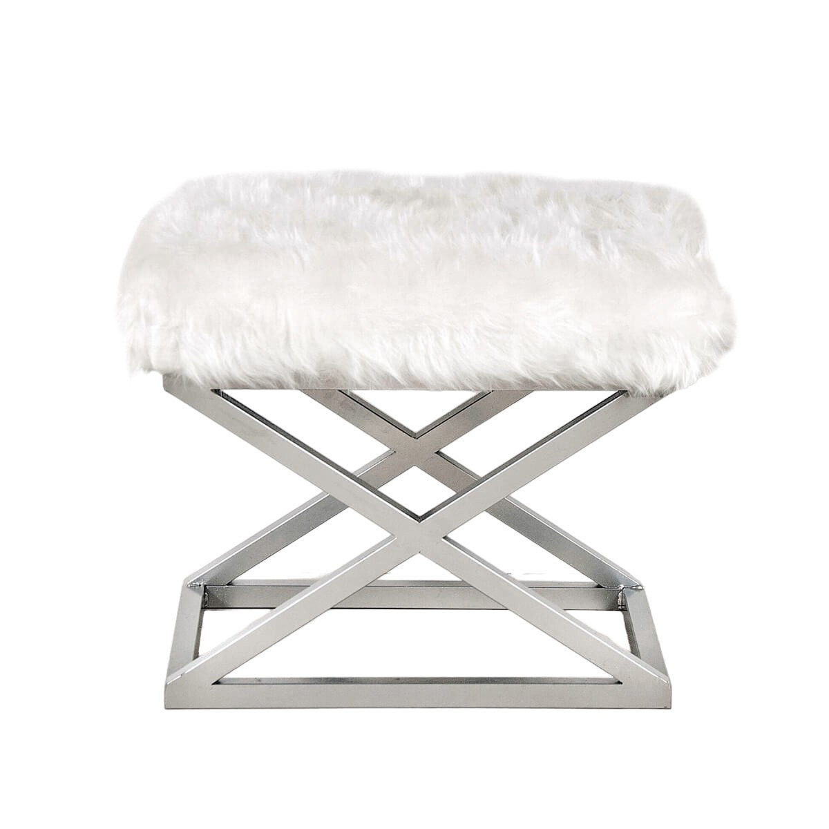 Stolička Capraz Plush White