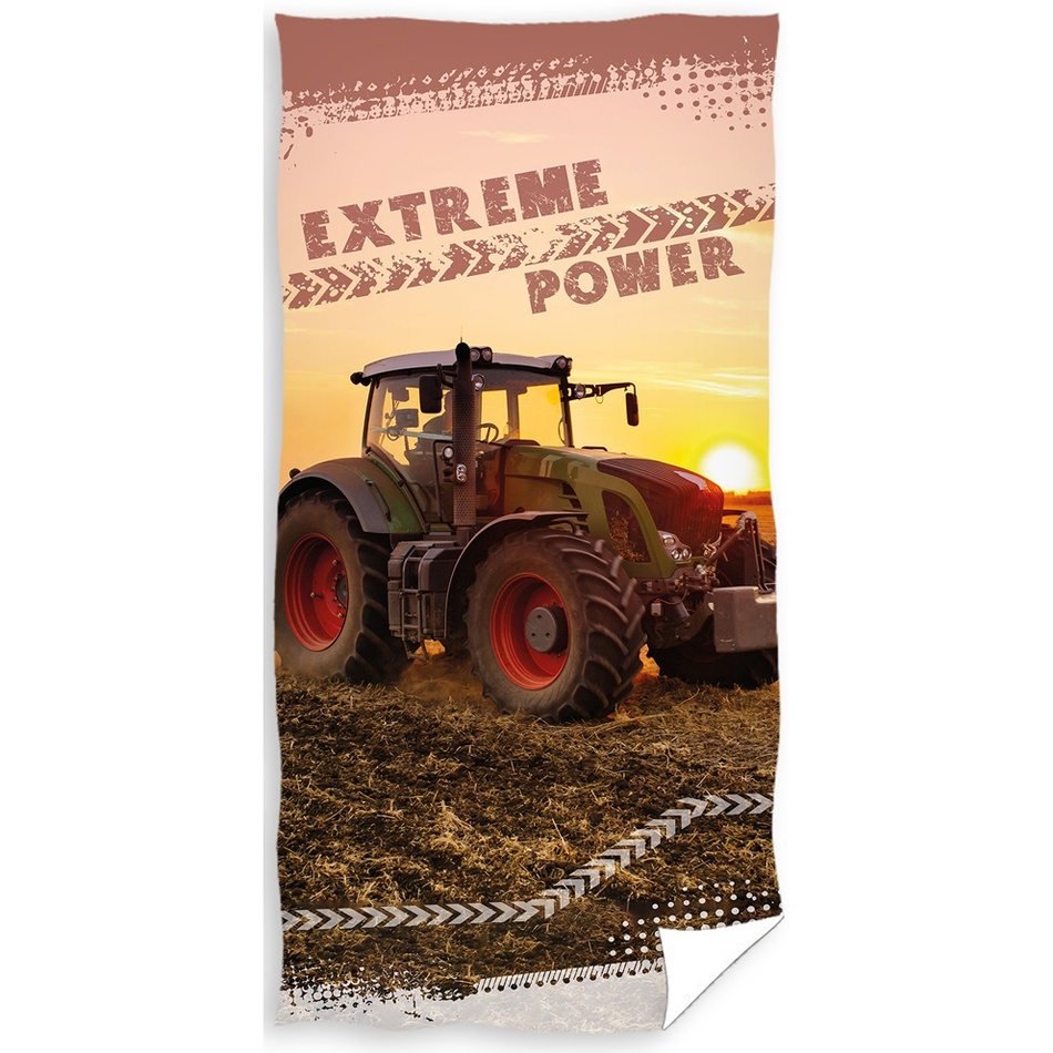 Carbote Froté osuška Traktor na poli