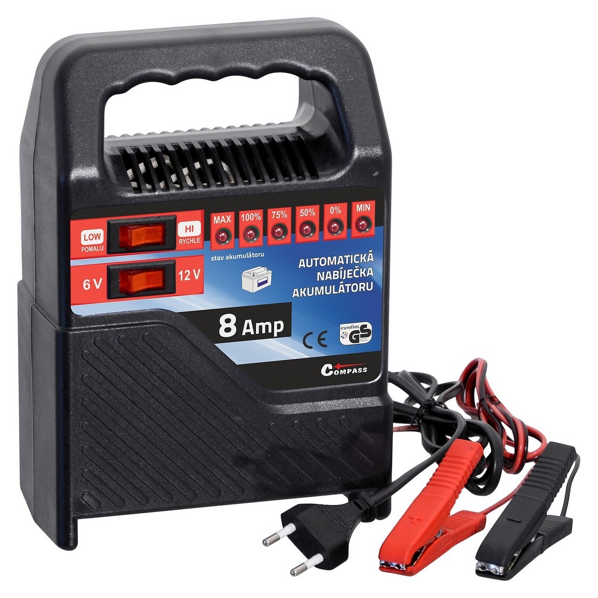 Compass Nabíječka 8Amp 6/12V