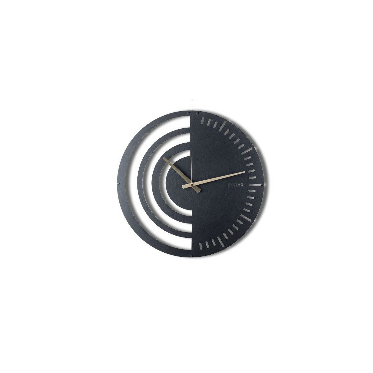 Nástěnné hodiny Chrono Black