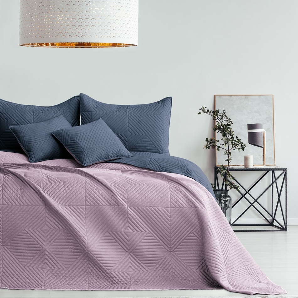 Restilo Přehoz na postel Softa charcoal - mauve