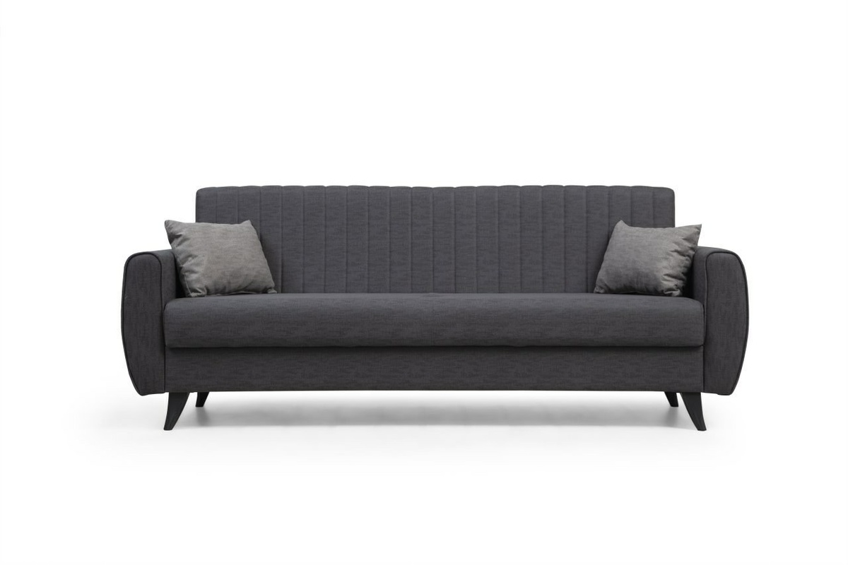 Rozkládací pohovka Alkon 3 Dark Grey