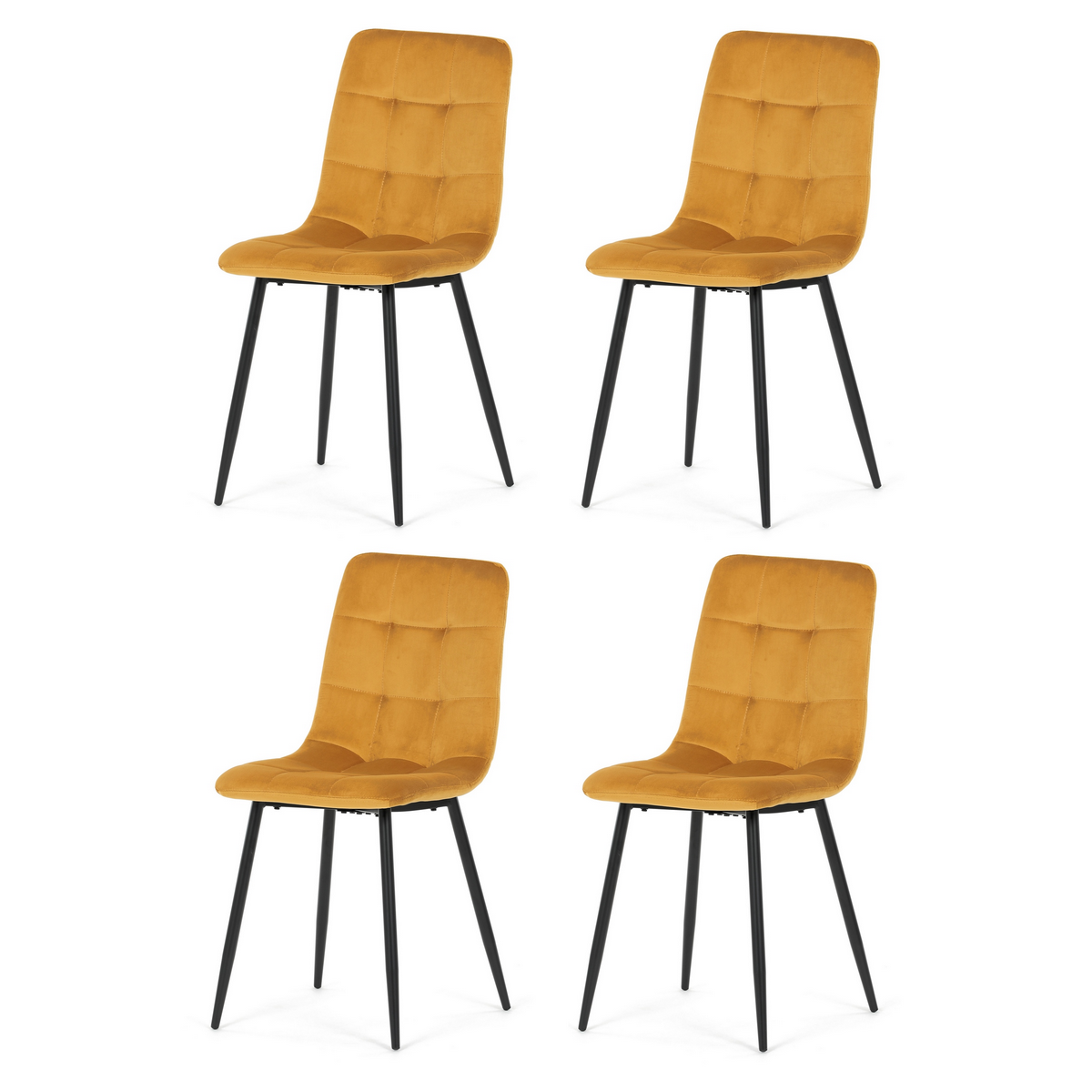 Sada jídelních židlí CT-281 YEL4