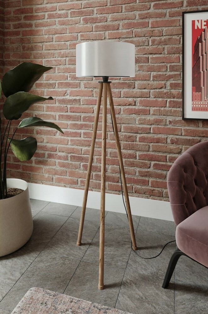 Stojací lampa KS-11104 Cream Brown