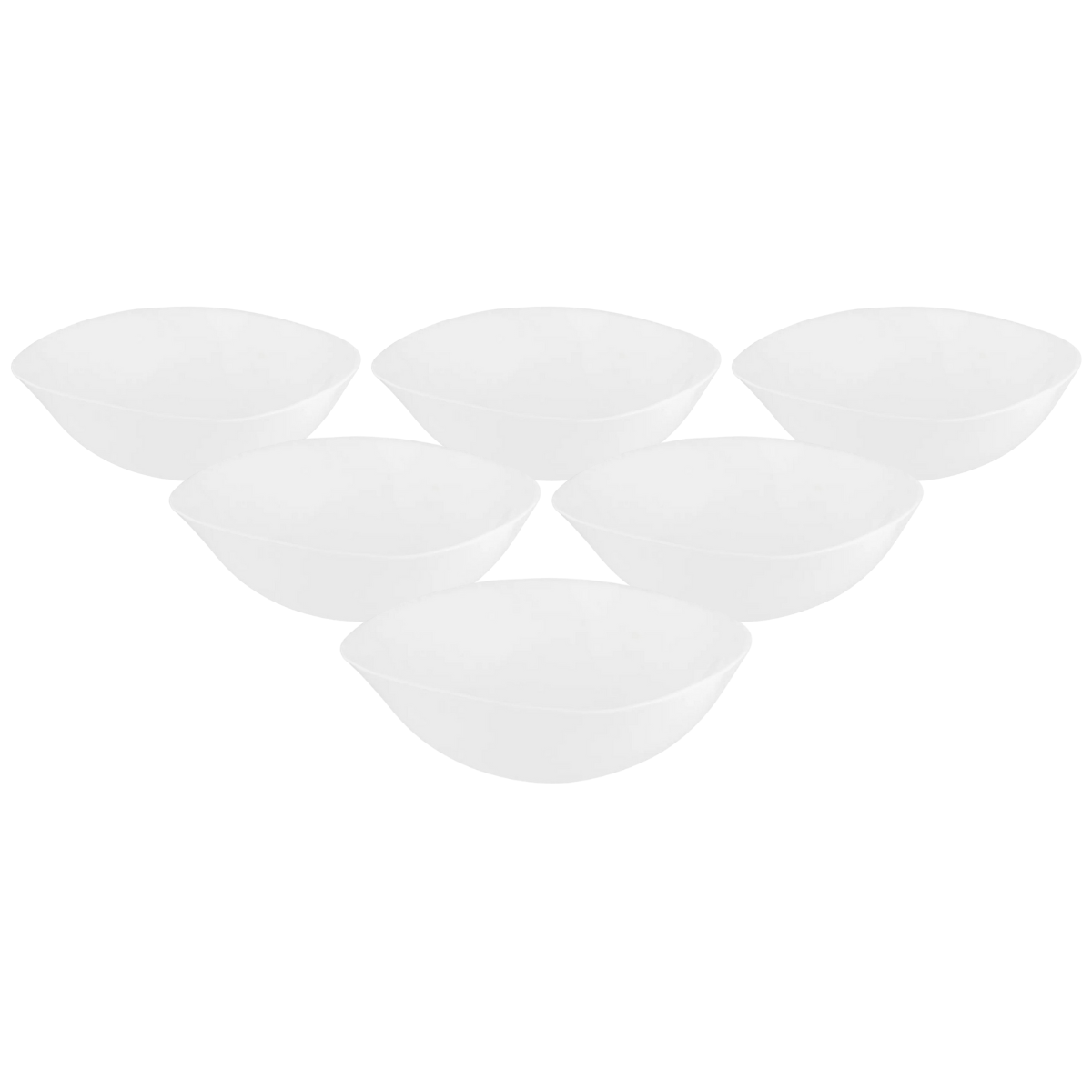 Altom Sada misek z opálového skla White harmony 16 cm