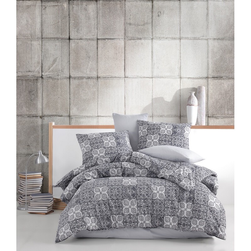 BedTex Bavlněné povlečení Ceramica šedá
