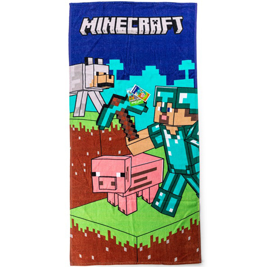 Carbotex Dětská osuška Minecraft Objev svůj Svět