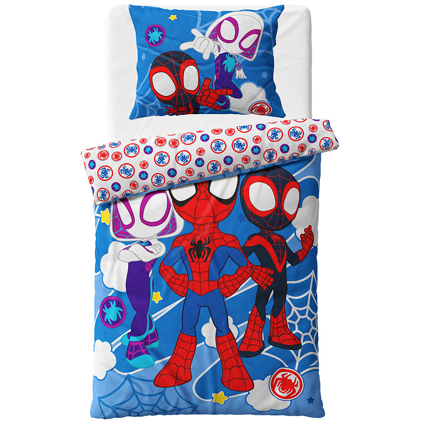 Carbotex Mikroplyšové povlečení SpideyÚžasní Přátelé
