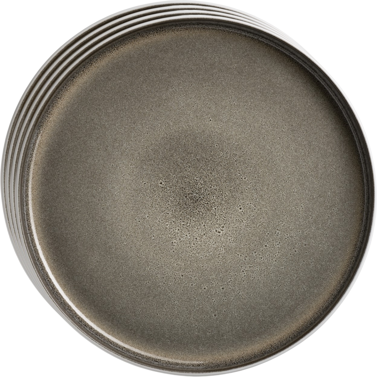 Mäser Sada mělkých talířů Lunaria Brown 26 cm