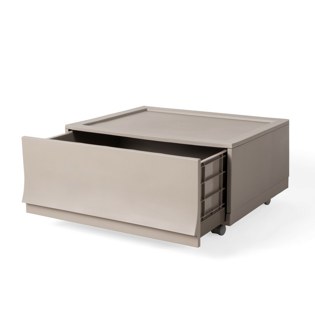 Modulární úložný box Wave Wood s kolečky 54