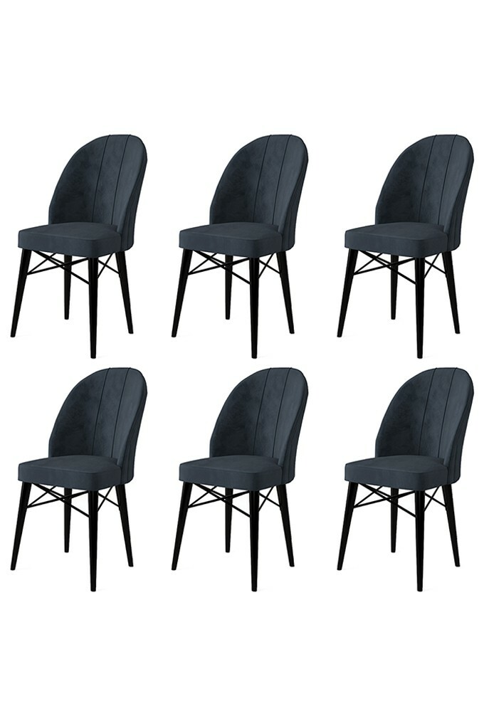 Sada jídelních židlí Ritim Anthracite