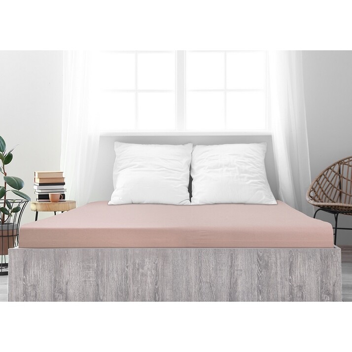 4Home jersey prostěradlo Ideál starorůžová