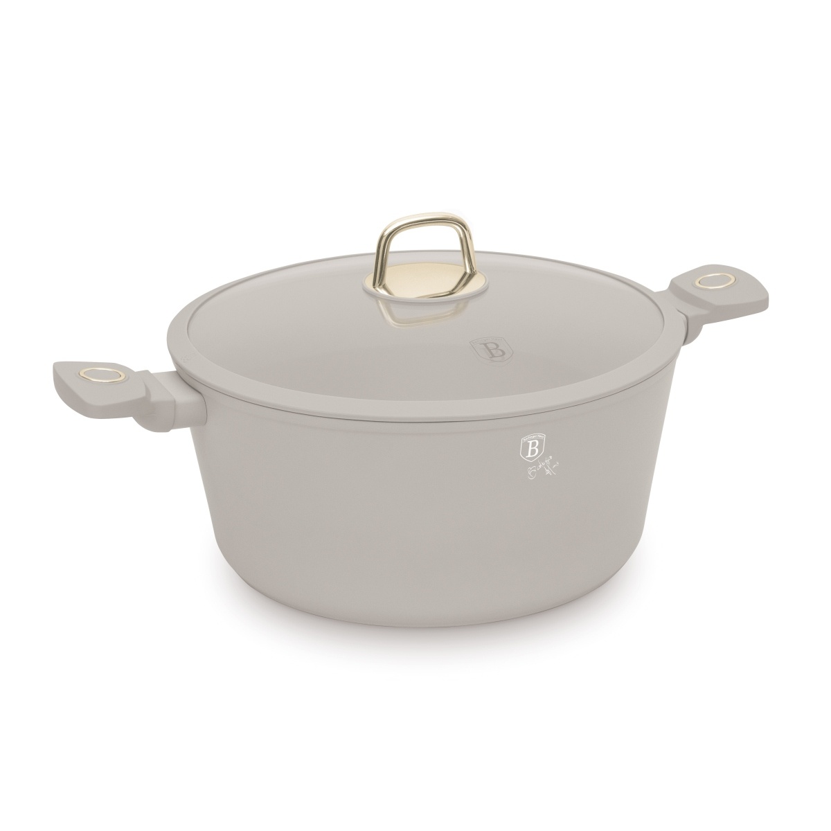 BerlingerHaus Kastrol s titanovým povrchem a poklicí Sahara 30 cm
