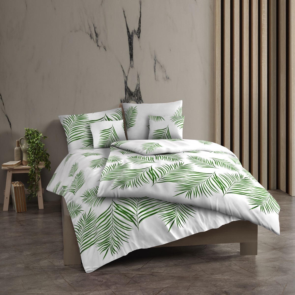 Kvalitex Bavlněné povlečení Tropical bílá