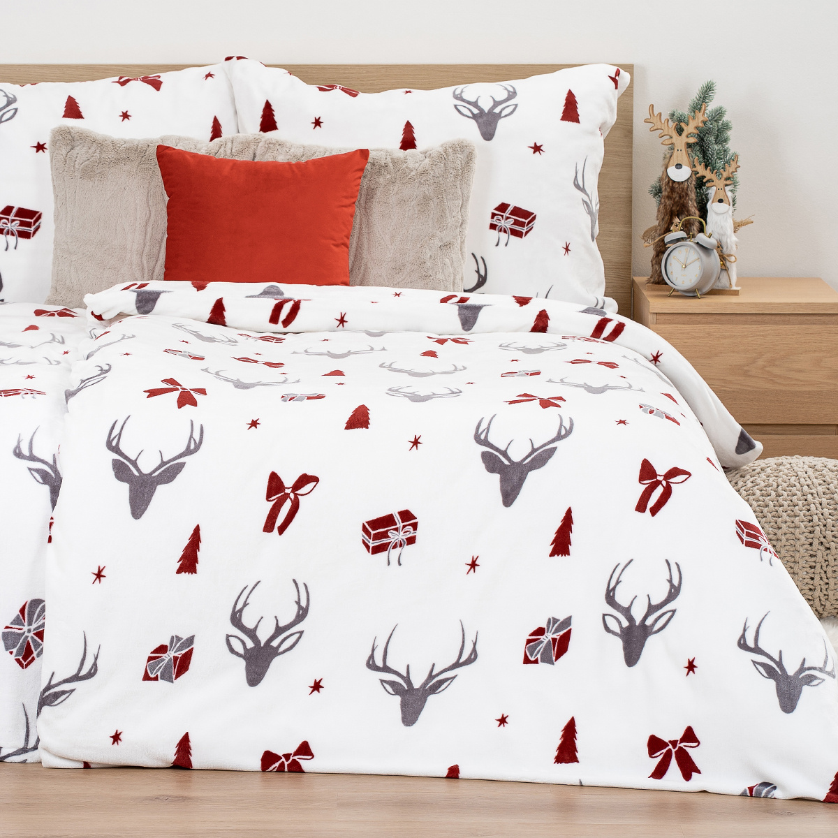 4Home Povlečení mikroflanel Stag & Bows