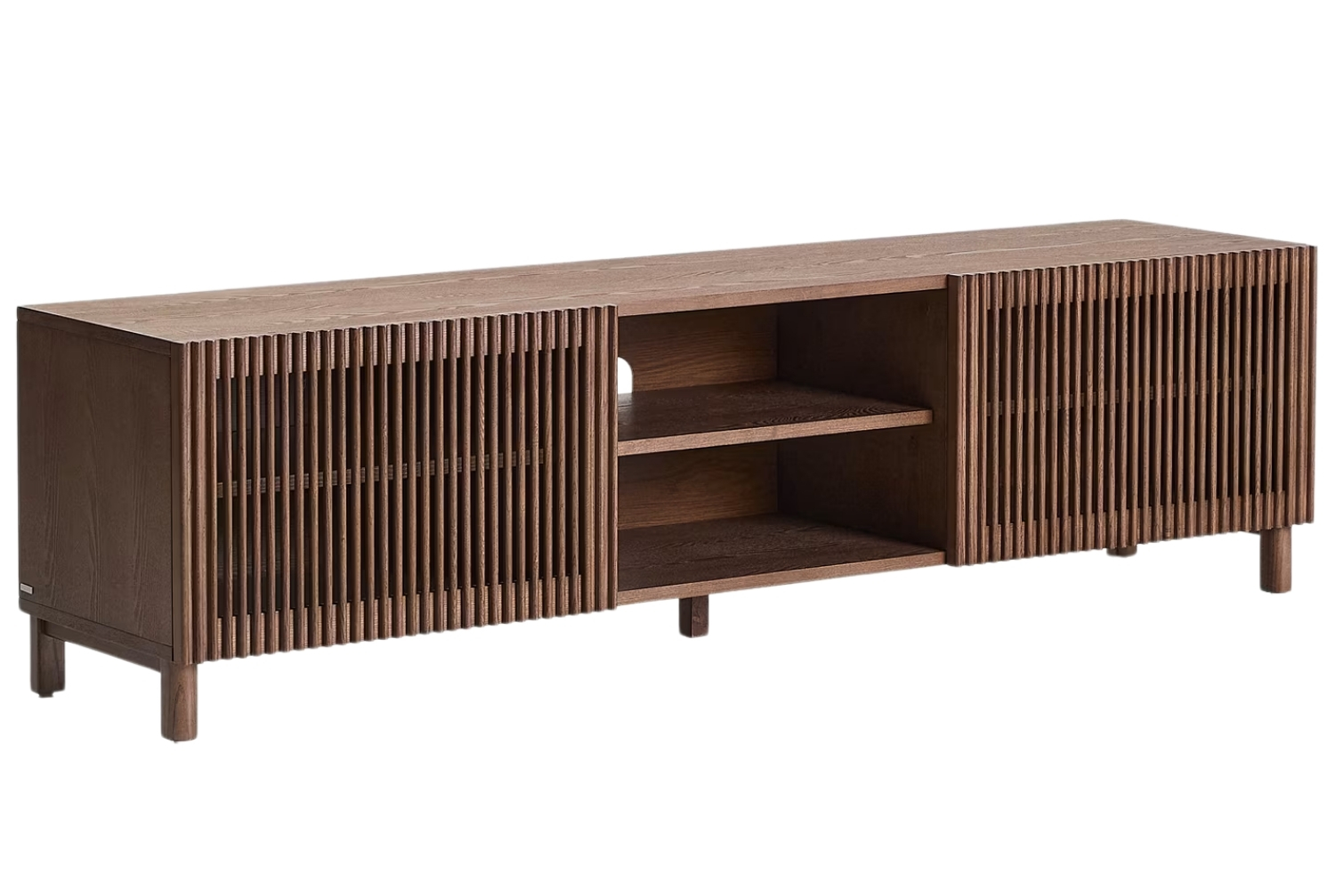 Kave Home Ořechový TV stolek Beyla 180 x 42