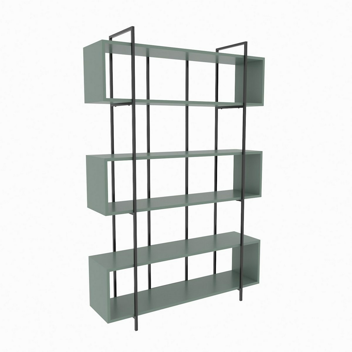 Knihovna Bruti Green and Black