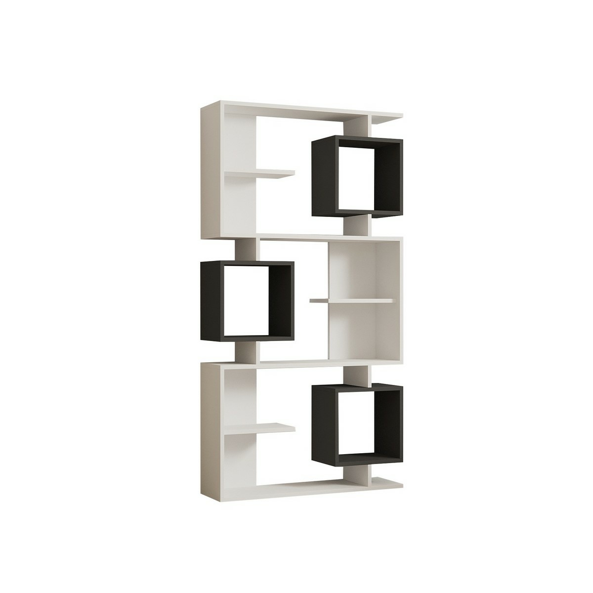 Knihovna Icardi Anthracite and White