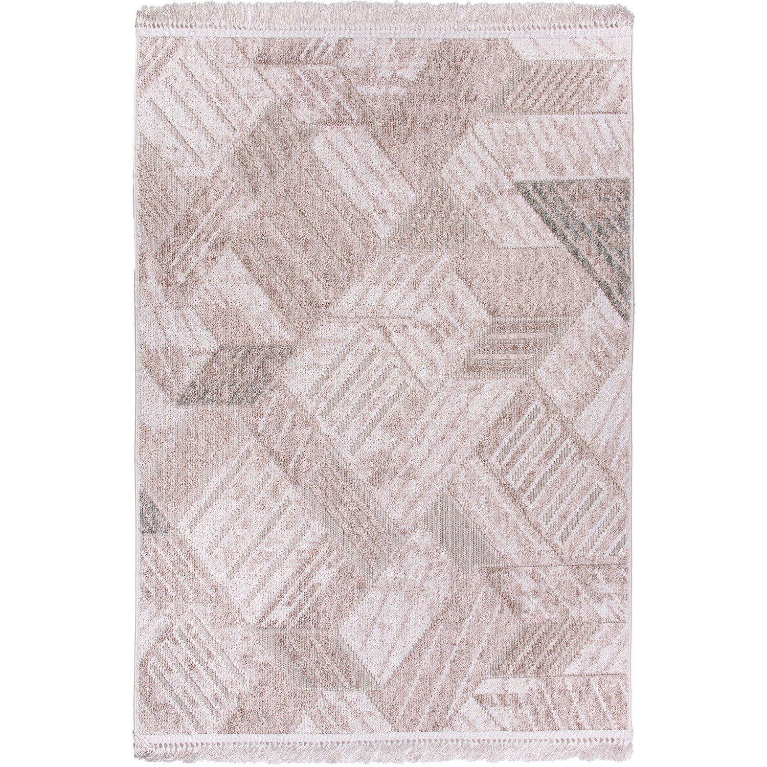 Koberec BENITA 515 zelená-krémová - 160x230 cm