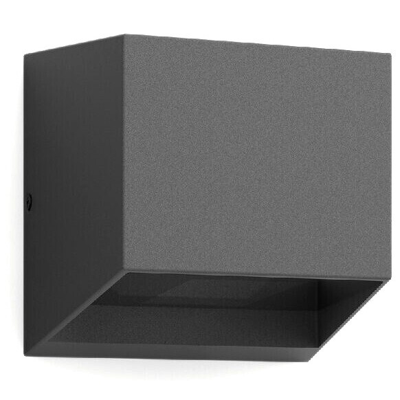 Philips Alix UltraEfficient venkovní nástěnné LED svítidlo antracit