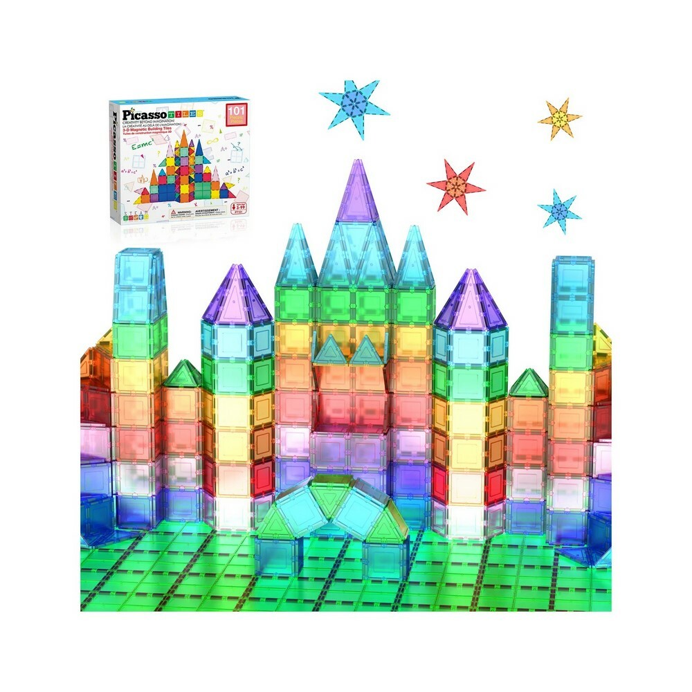 PicassoTiles magnetická stavebnice 101ks
