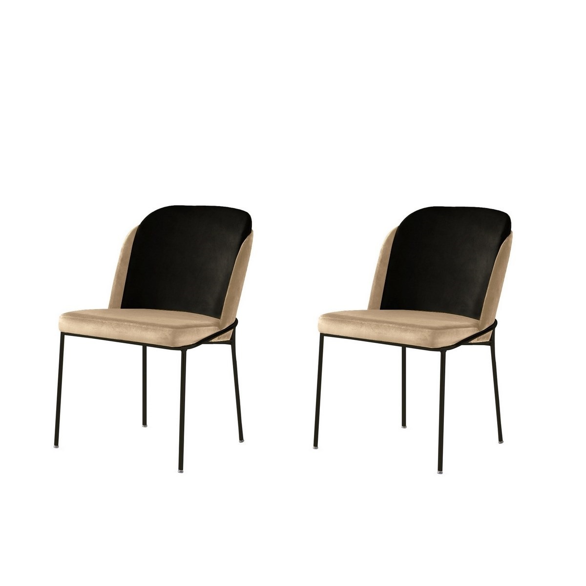 Sada jídelních židlí Dore Beige and Black