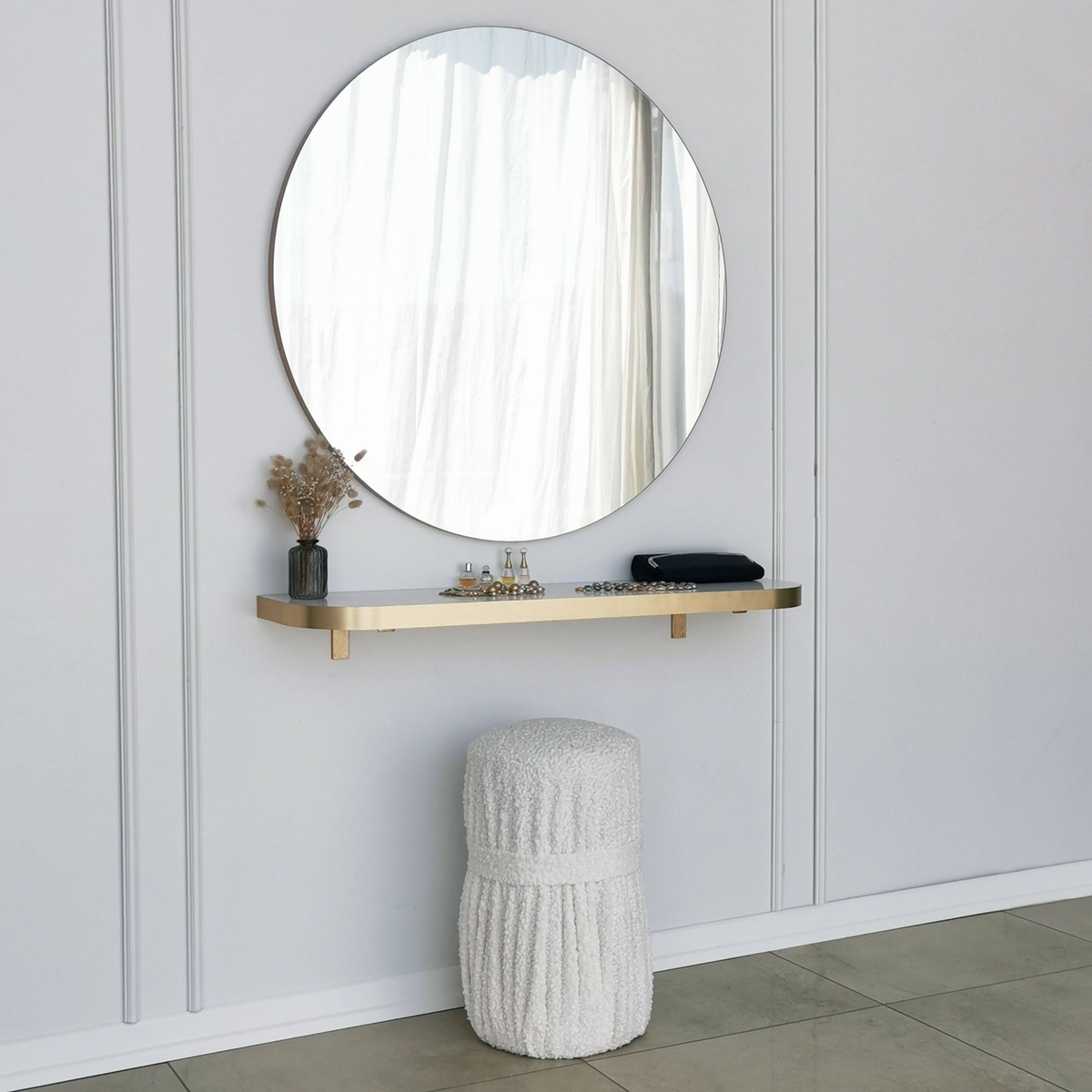 Zrcadlo Gold 90 cm