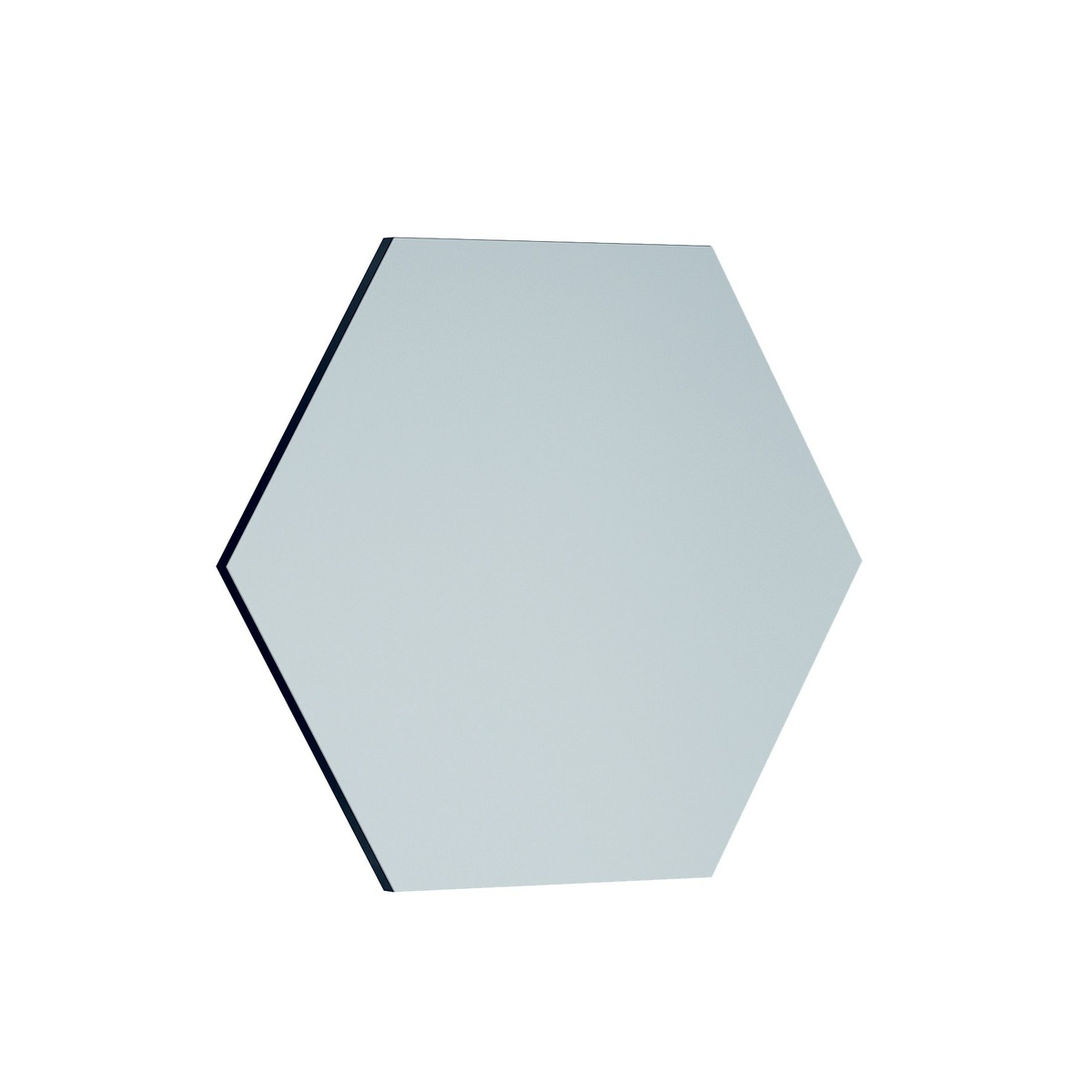 Zrcadlo Zeo Black 60 x 70 cm