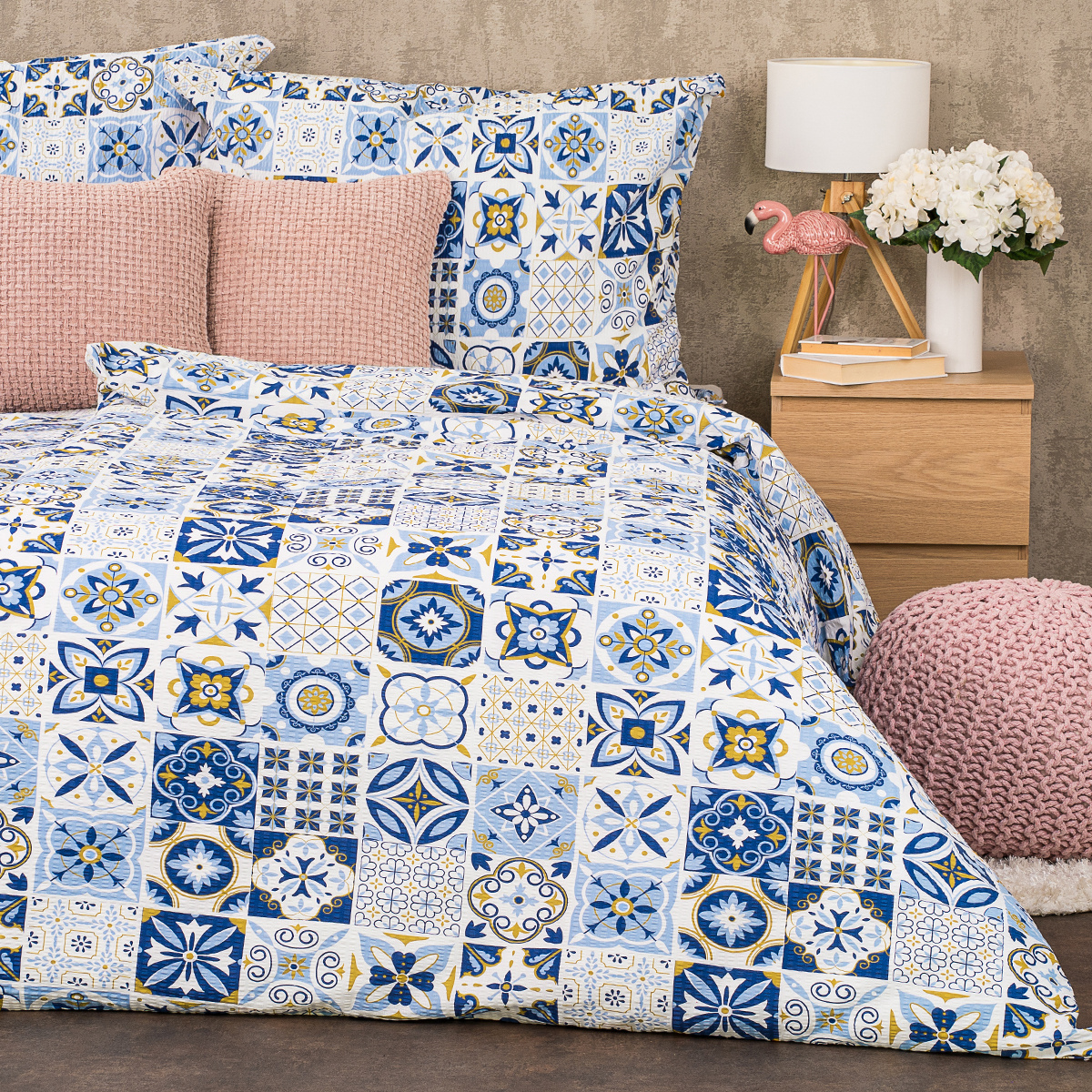 4Home Krepové povlečení Azul