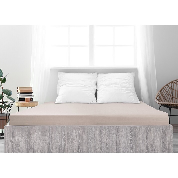 4Home jersey prostěradlo Ideál kávová